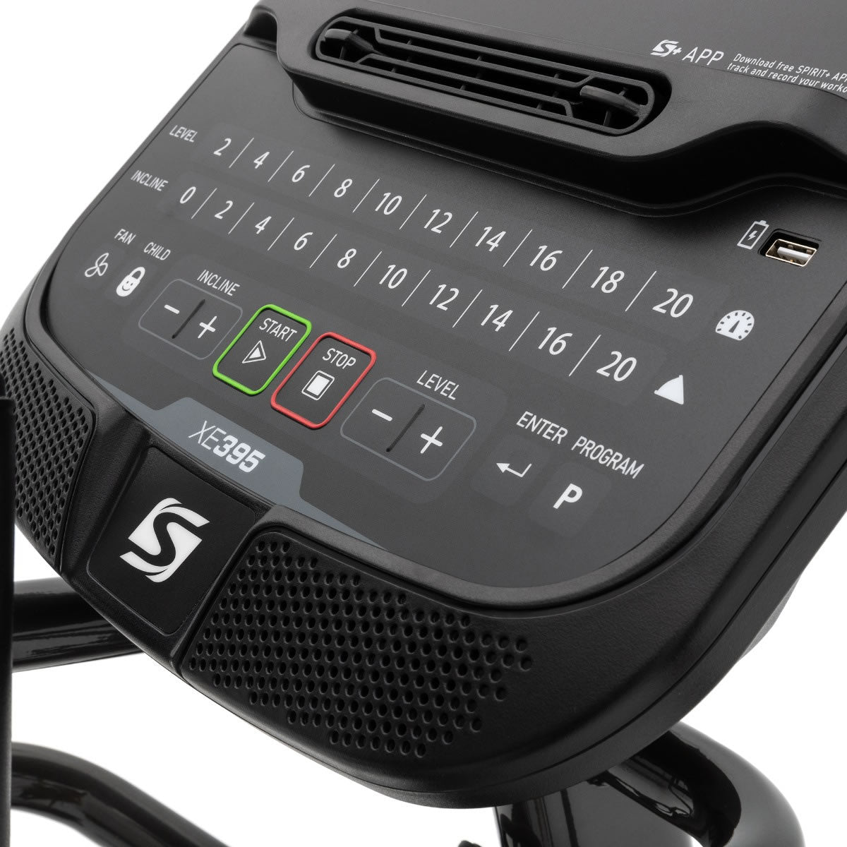 Spirit Fitness Crosstrainer XE395 Black