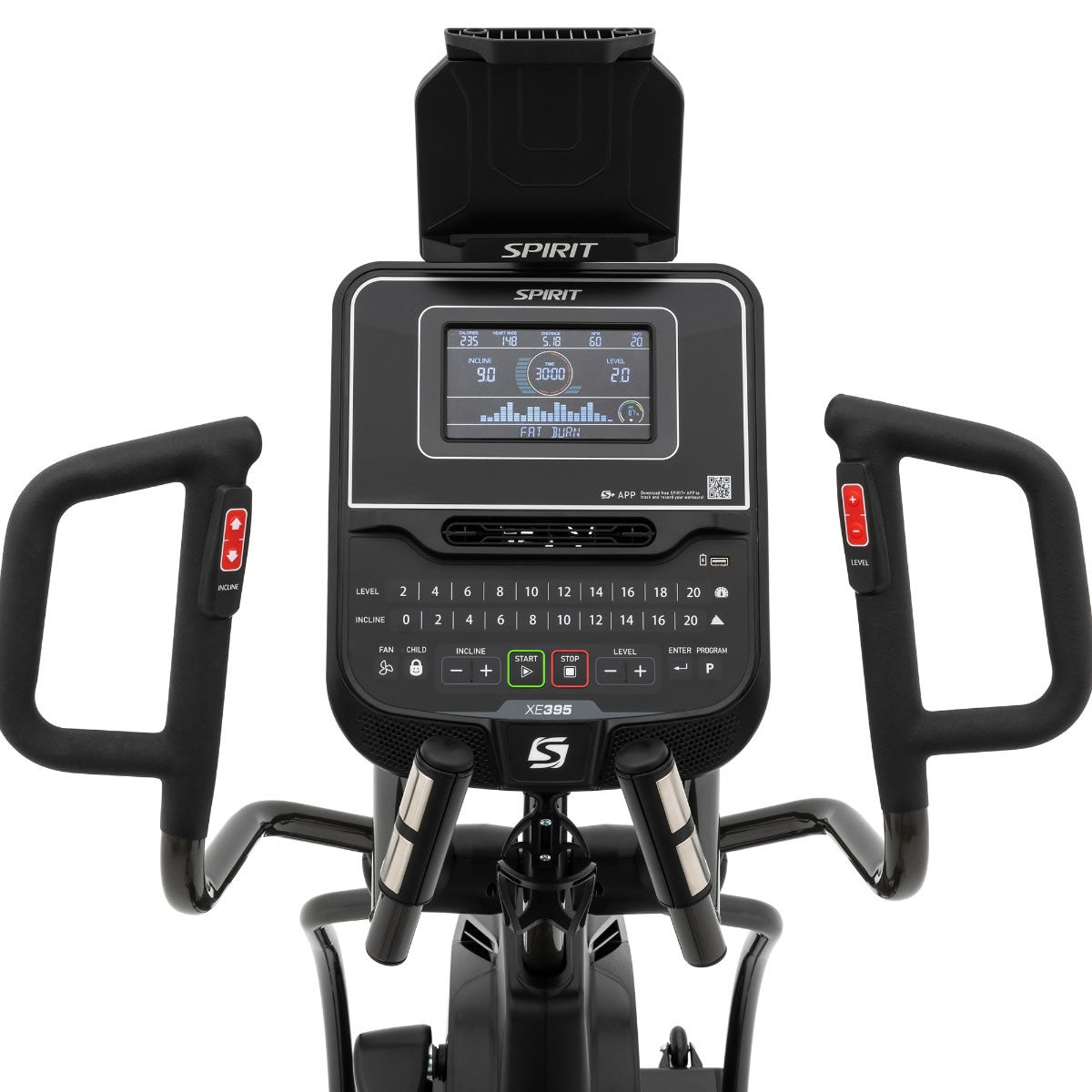 Spirit Fitness Crosstrainer XE395 Black