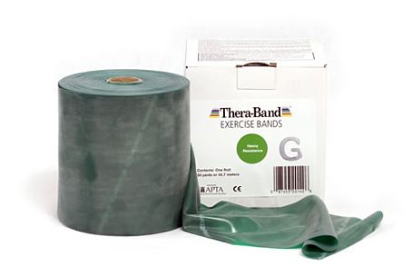 Thera-Band Übungsband klassisch (45,5 m) Stark/Grün