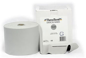 Thera-Band Übungsband klassisch (45,5 m) Super Stark/Silber