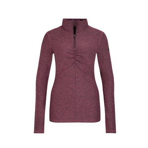 UFC L/S1/4 ZIP Pullover Berry Crush/ UFC Damen-Sweatshirt mit Viertel-Reißverschluss Berry Crush