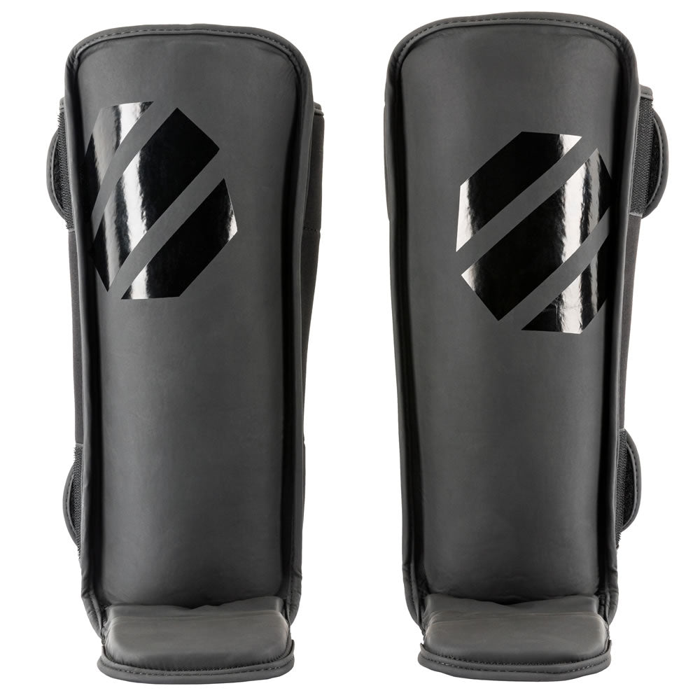 UFC PRO Tonal Grappling Shin Guard Schwarz Gr. L