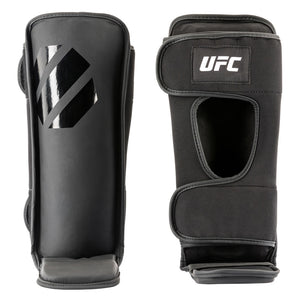 UFC PRO Tonal Grappling Shin Guard Schwarz Gr. XL