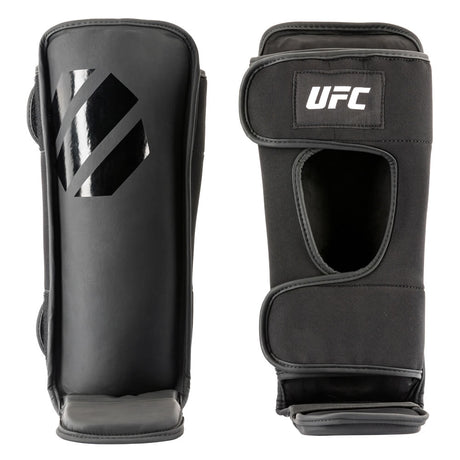 UFC PRO Tonal Grappling Shin Guard Schwarz Gr. XL