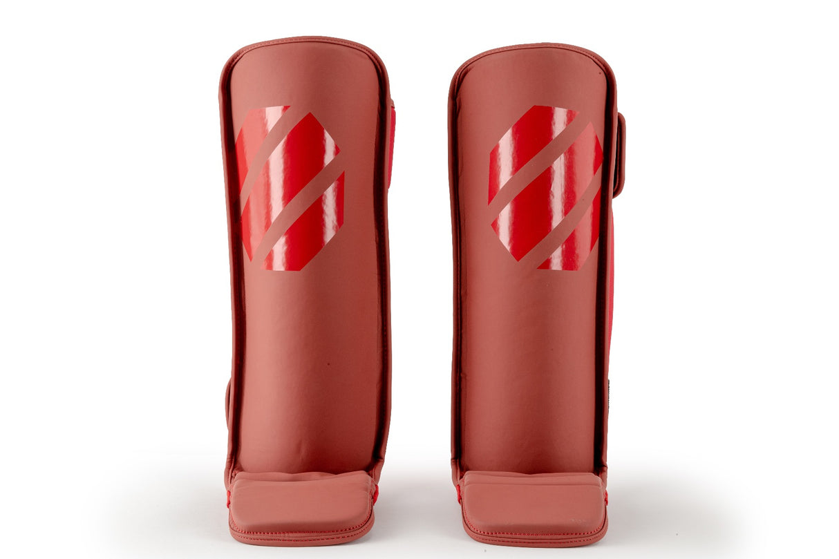 UFC PRO Tonal Grappling Shin Guard Rot Gr. S