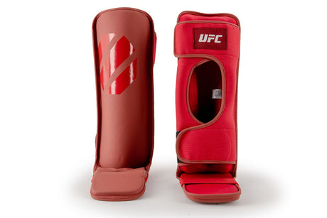 UFC PRO Tonal Grappling Shin Guard Rot Gr. L
