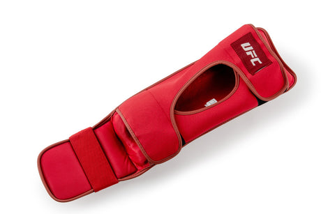 UFC PRO Tonal Grappling Shin Guard Rot Gr. S