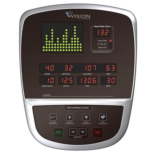 Vision Fitness Ergometer U60 Aussteller